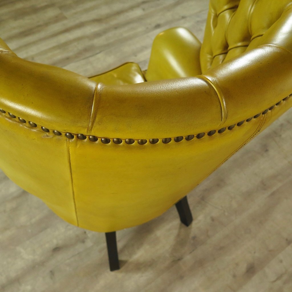 Chesterfield Sessel Gelb