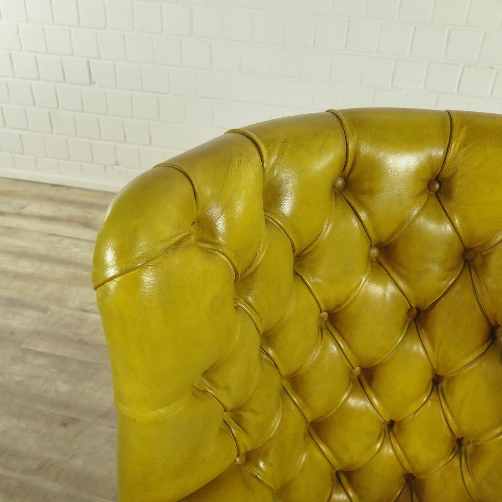 Chesterfield Sessel Gelb