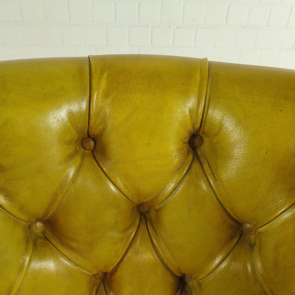 Chesterfield Sessel Gelb