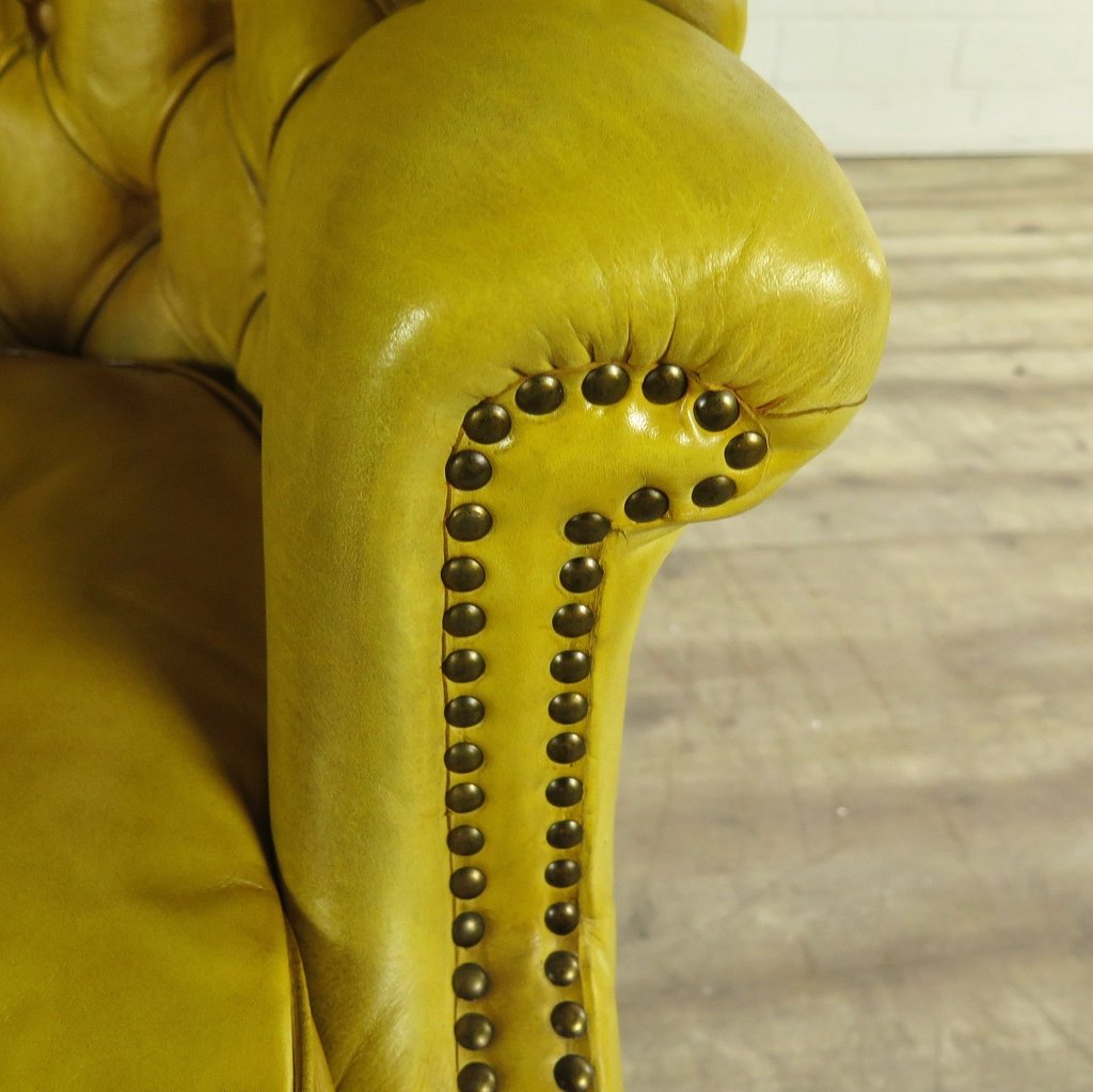 Chesterfield Sessel Gelb