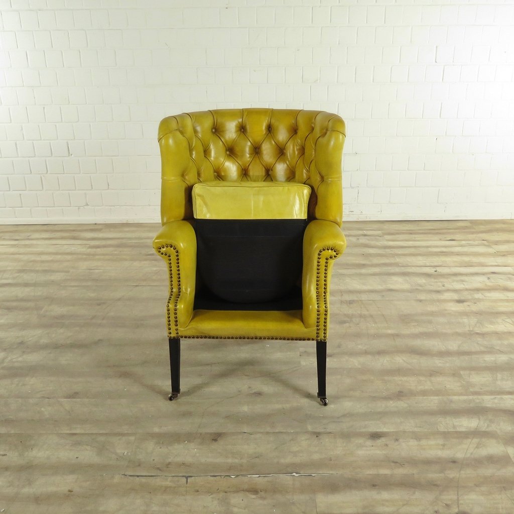 Chesterfield Sessel Gelb