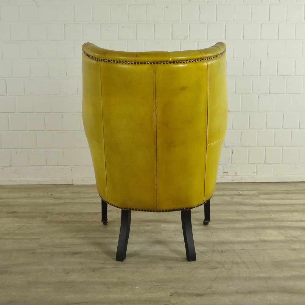 Chesterfield Sessel Gelb