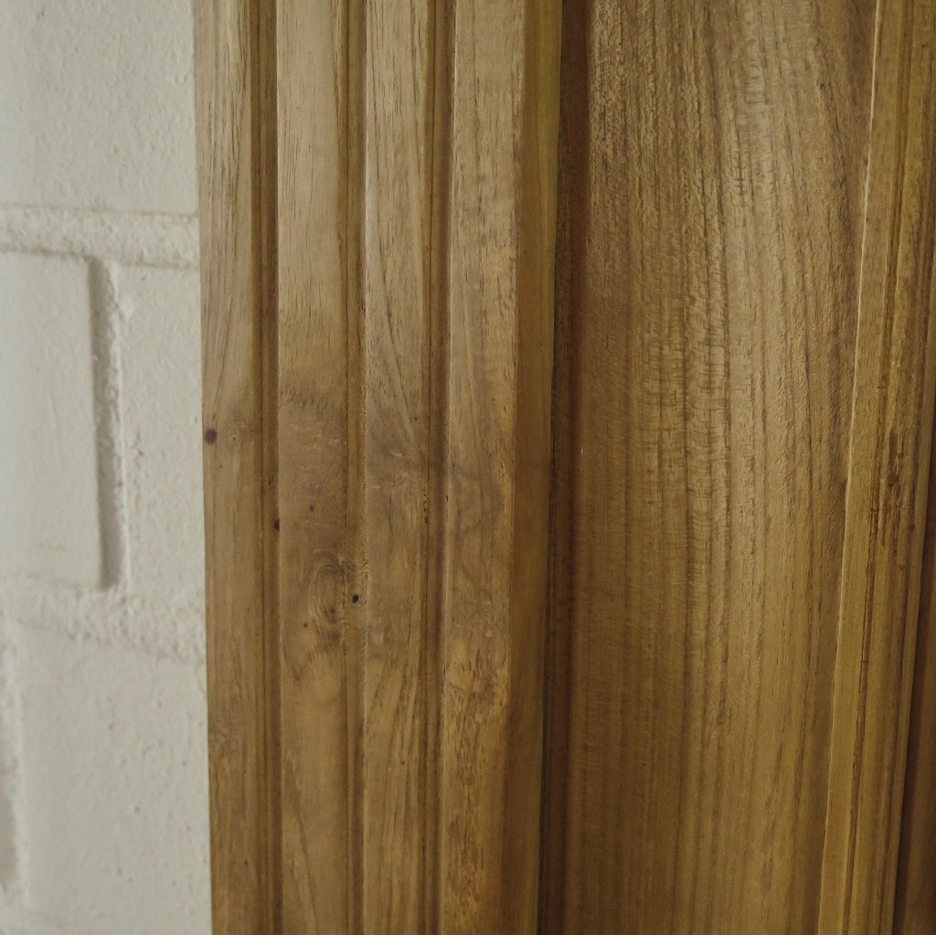 Paneele Wandverkleidung Teakholz 1,05 m
