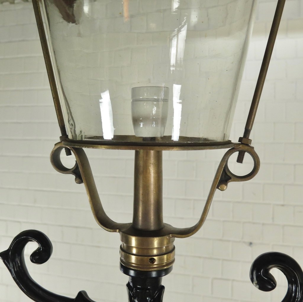 Laterne Gartenlampe Schwarz 3,10 m