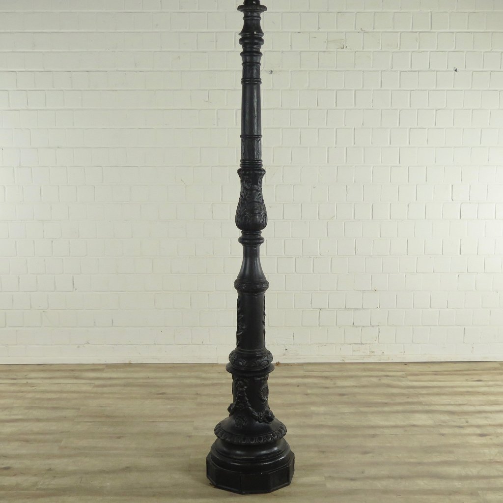 Laterne Gartenlampe Schwarz 3,10 m