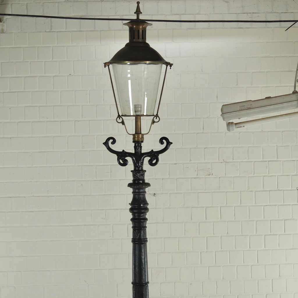 Laterne Gartenlampe Schwarz 3,10 m
