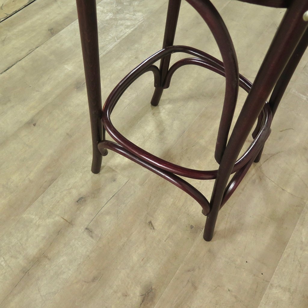 Barhocker mit Rückenlehne Mahagoni