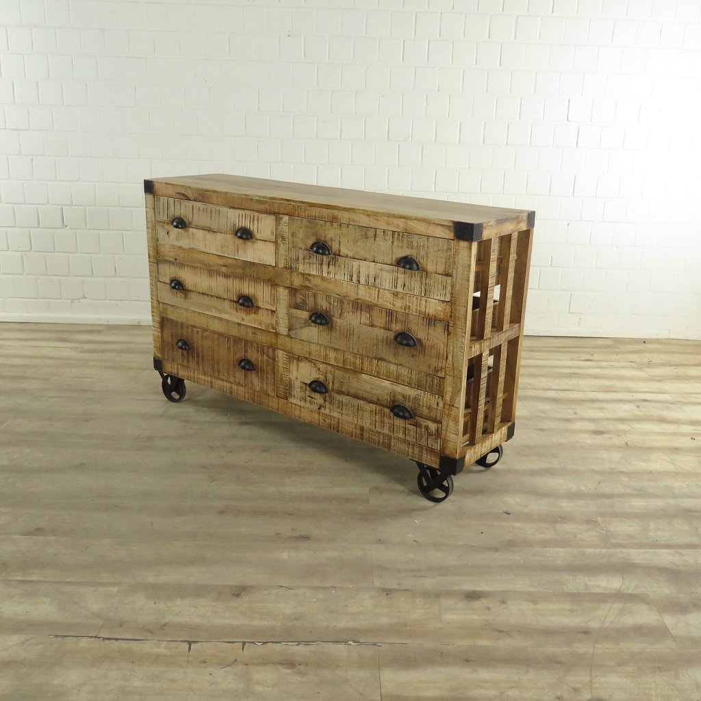 Kommode Sideboard Mangoholz 1,50 m