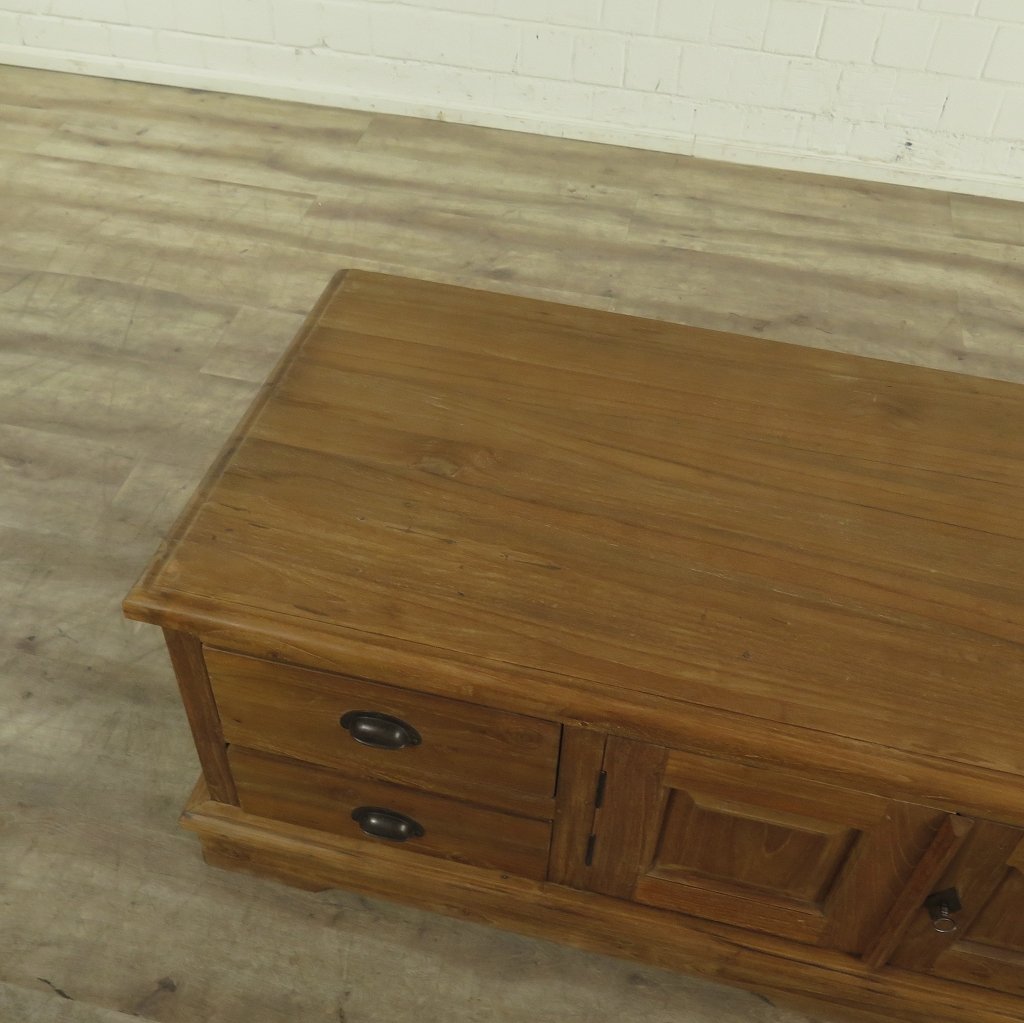 TV-Möbel Lowboard Sideboard Teakholz 1,61 m