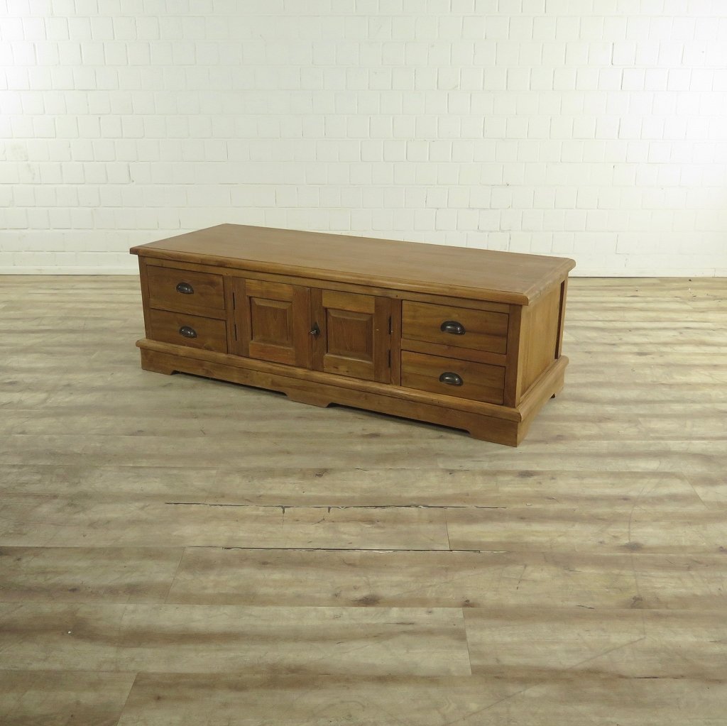 TV-Möbel Lowboard Sideboard Teakholz 1,61 m