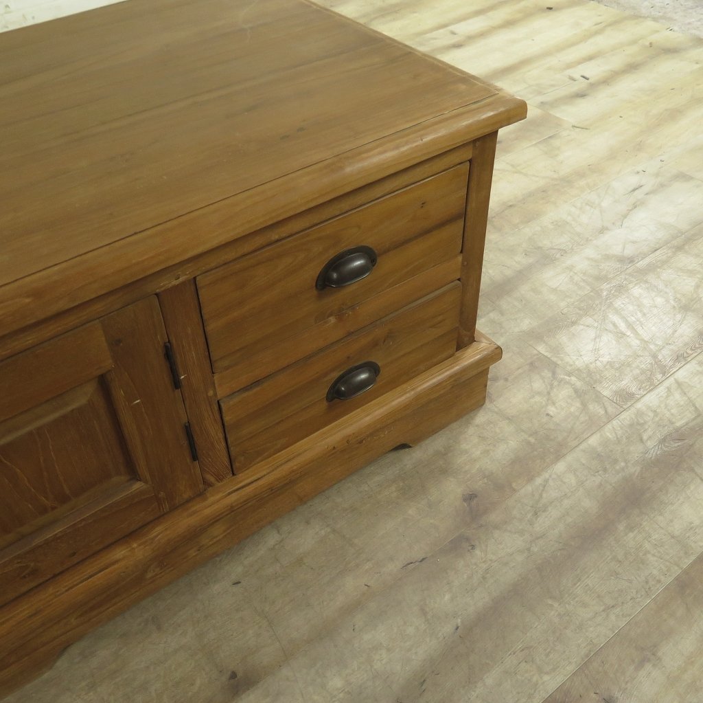 TV-Möbel Lowboard Sideboard Teakholz 1,61 m