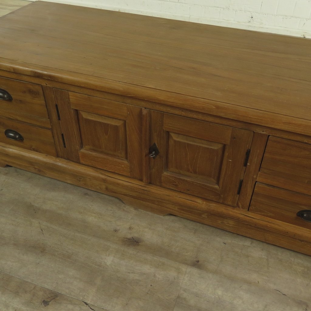 TV-Möbel Lowboard Sideboard Teakholz 1,61 m