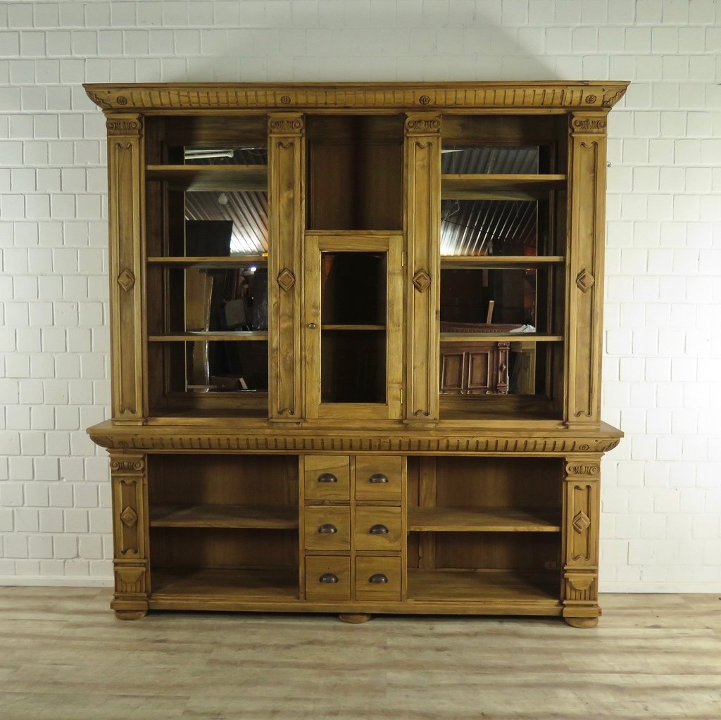 Regal Schrank Bella Luxus Teakholz 2,30 m