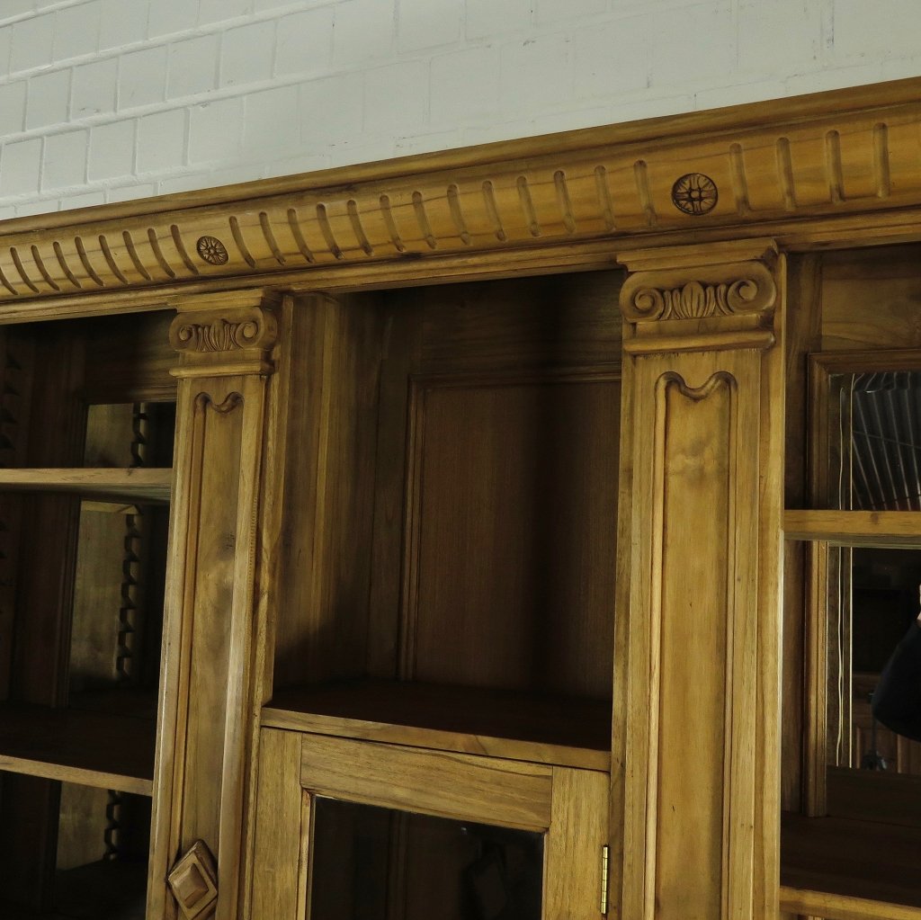 Regal Schrank Bella Luxus Teakholz 2,30 m