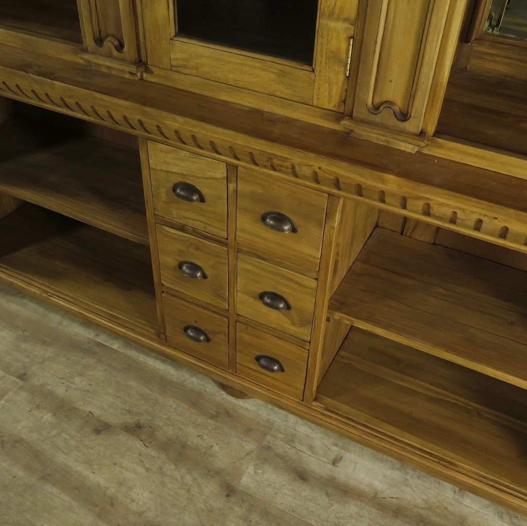 Regal Schrank Bella Luxus Teakholz 2,30 m