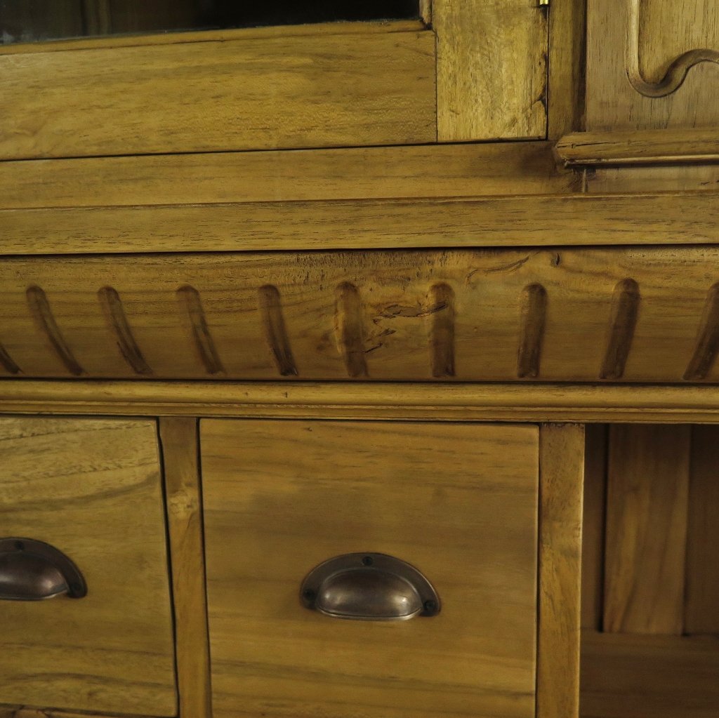 Regal Schrank Bella Luxus Teakholz 2,30 m
