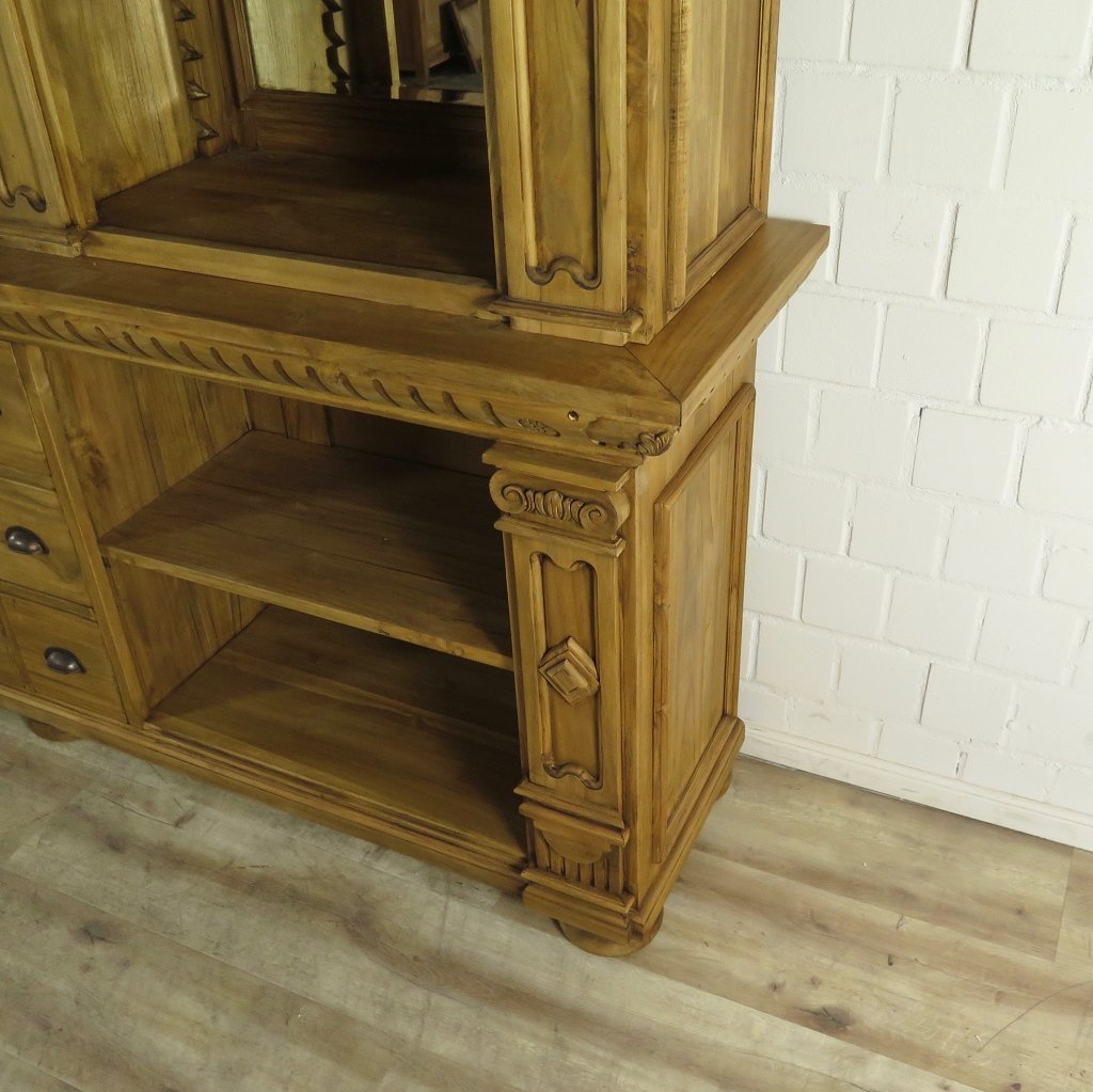 Regal Schrank Bella Luxus Teakholz 2,30 m
