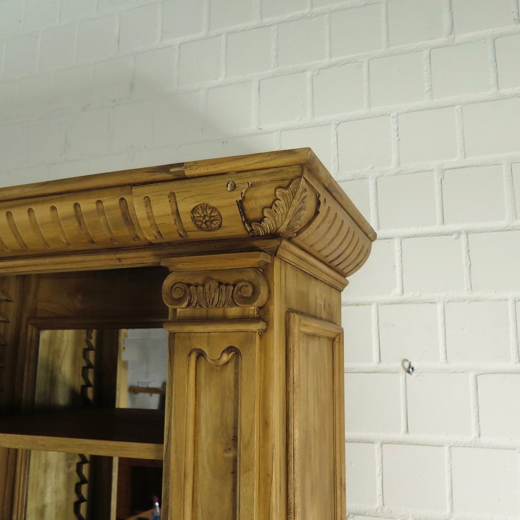 Regal Schrank Bella Luxus Teakholz 2,30 m