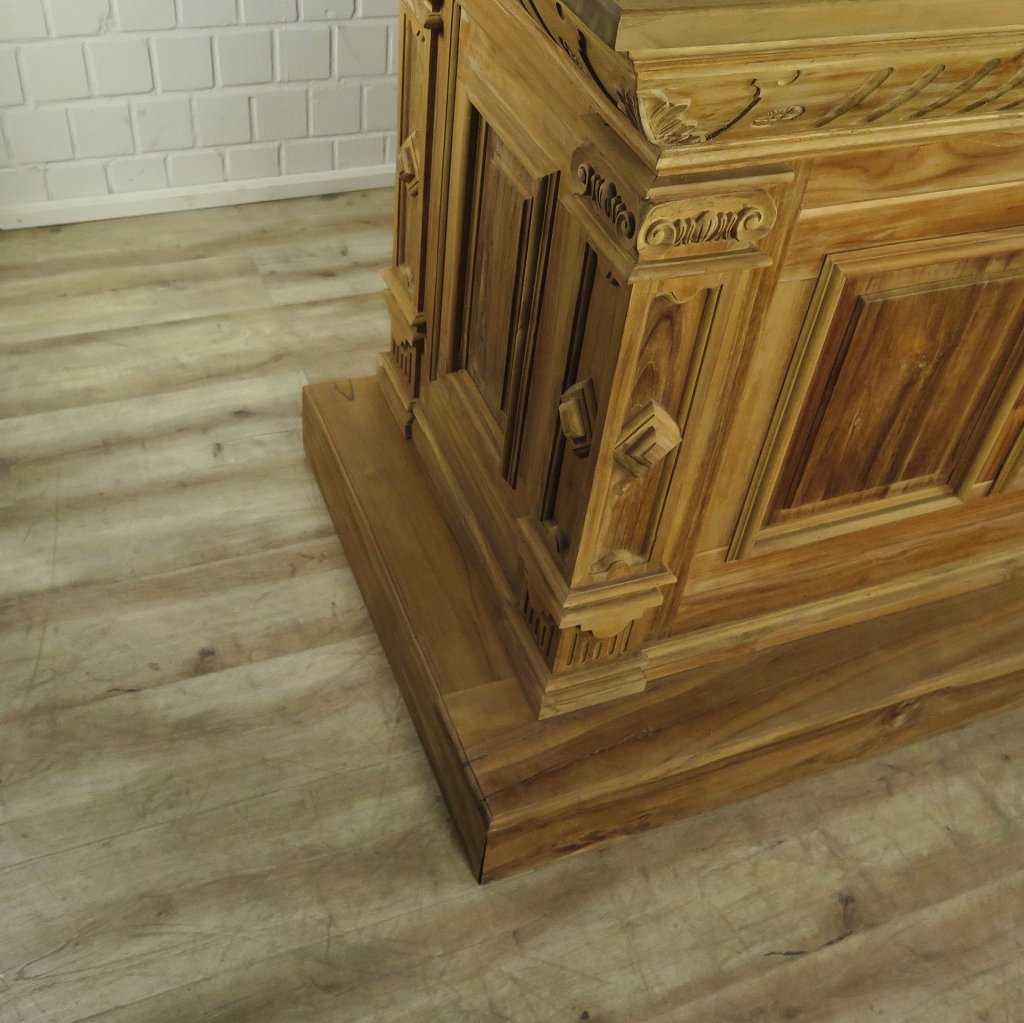 Empire Bar Luxus Theke Tresen Teakholz 3,60 m