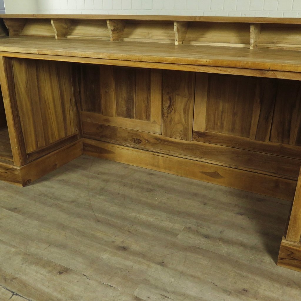 Empire Bar Luxus Theke Tresen Teakholz 3,60 m