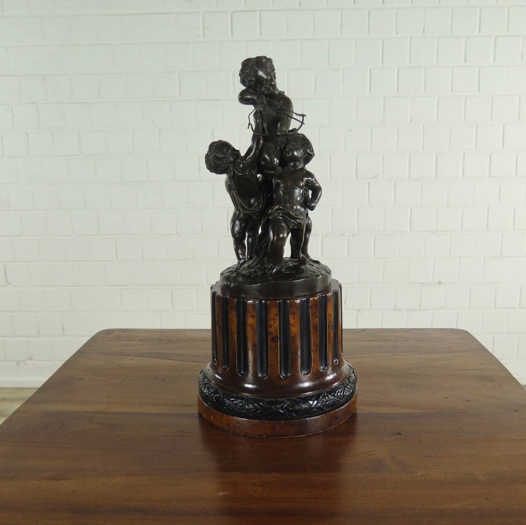 Skulptur Dekoration Amor Bronze 0,63 m