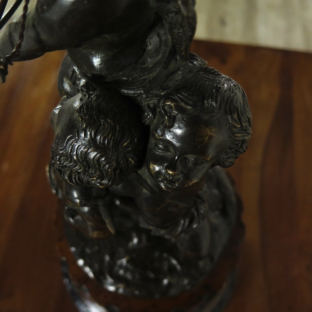 Skulptur Dekoration Amor Bronze 0,63 m