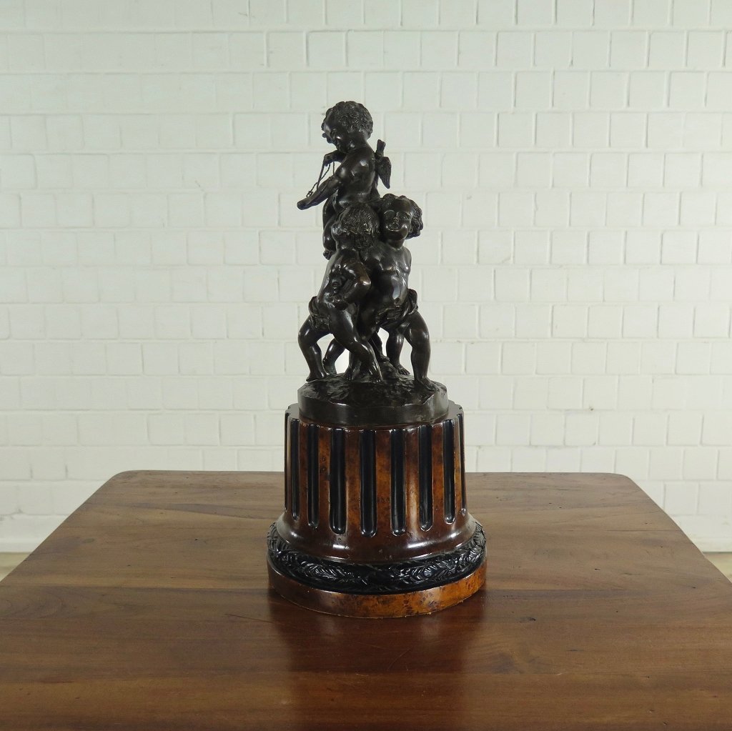 Skulptur Dekoration Amor Bronze 0,63 m
