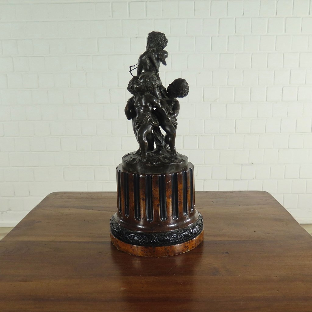 Skulptur Dekoration Amor Bronze 0,63 m