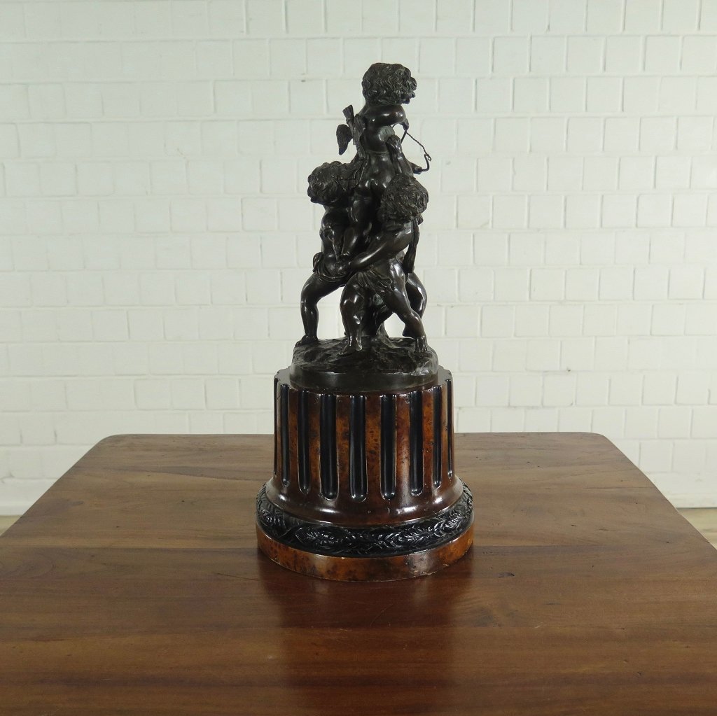 Skulptur Dekoration Amor Bronze 0,63 m