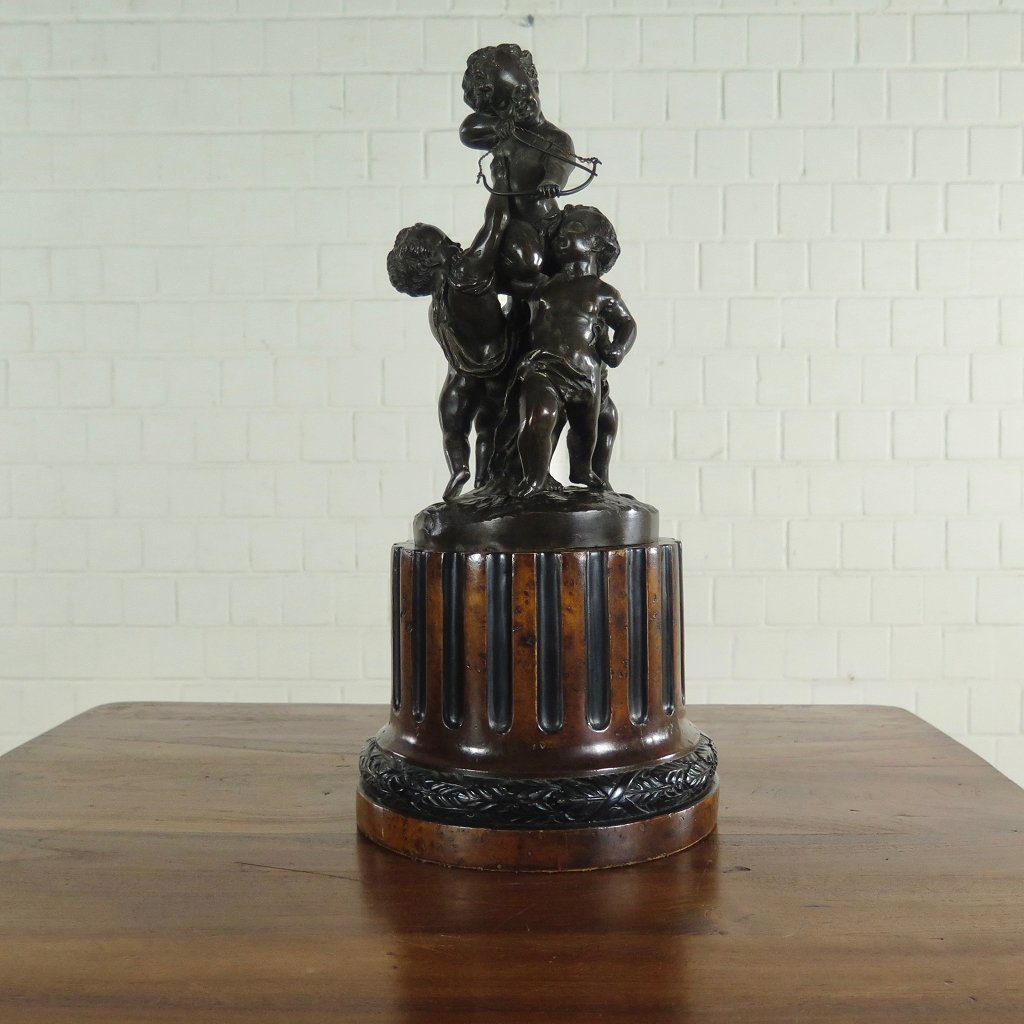 Skulptur Dekoration Amor Bronze 0,63 m