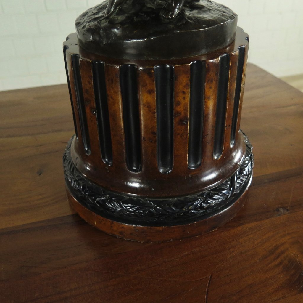 Skulptur Dekoration Amor Bronze 0,63 m