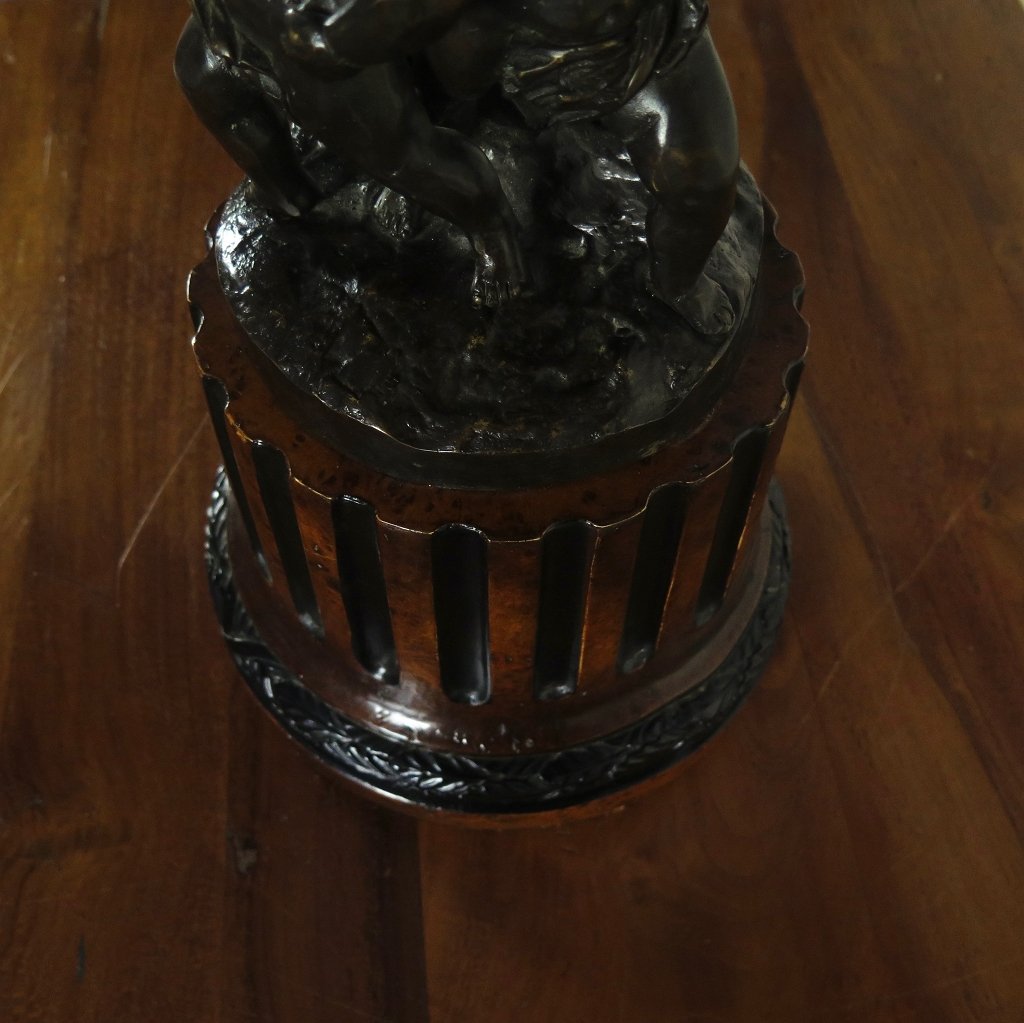 Skulptur Dekoration Amor Bronze 0,63 m