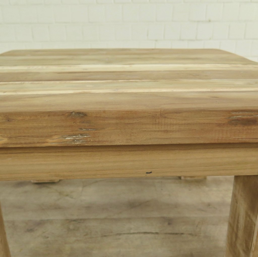 Beistelltisch Tisch Teakholz 0,70 m