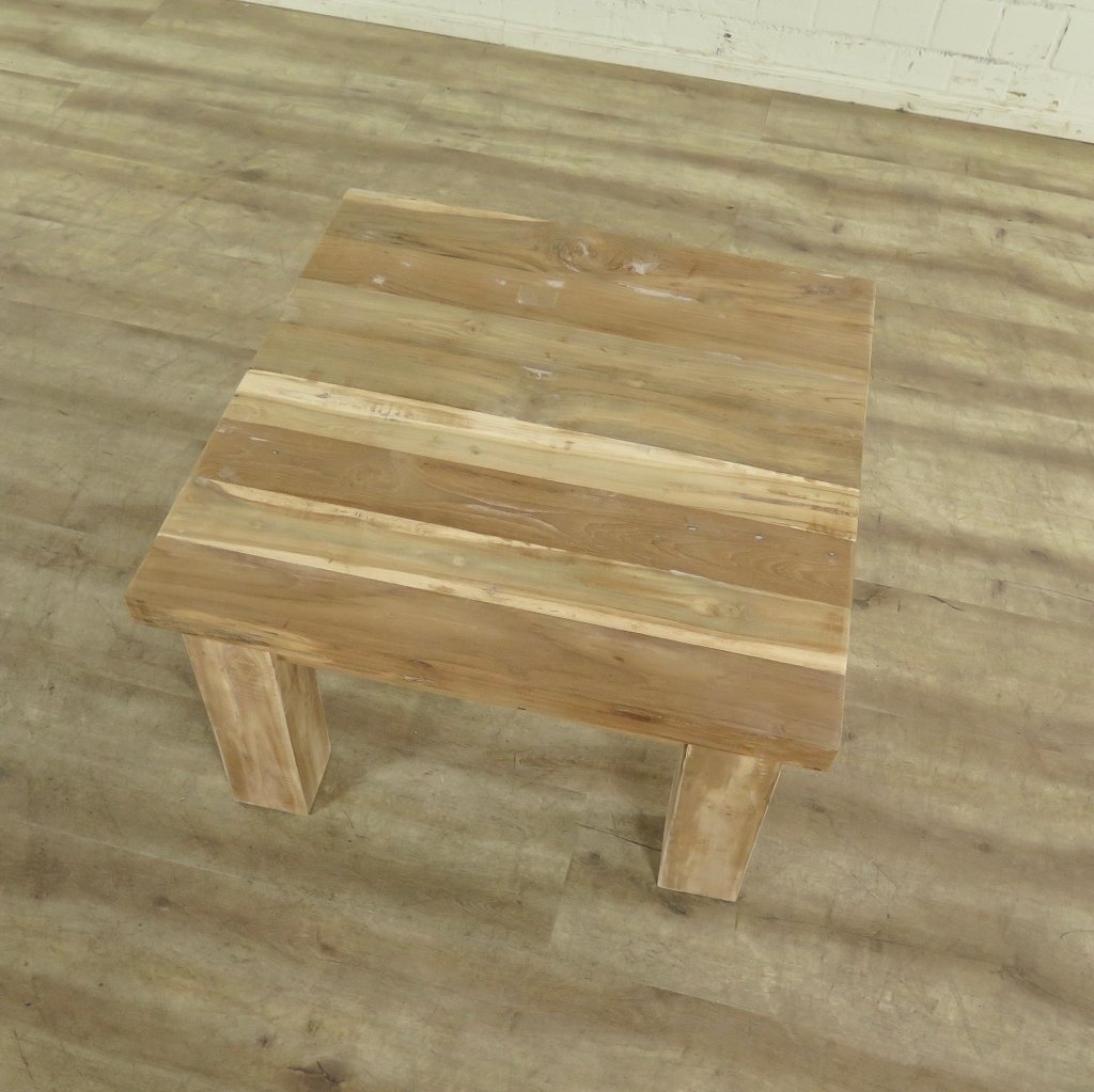 Beistelltisch Tisch Teakholz 0,70 m
