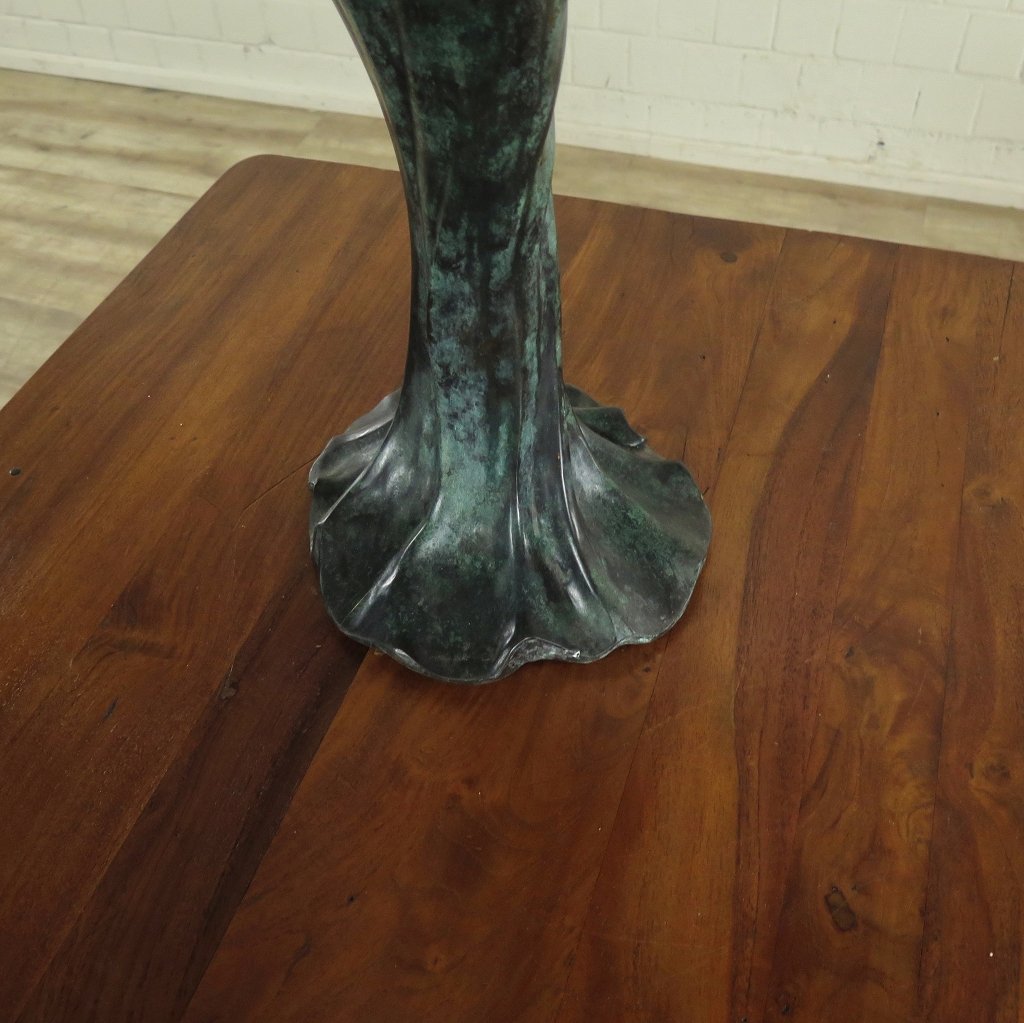 Kerzenständer Frau Bronze 1,06 m