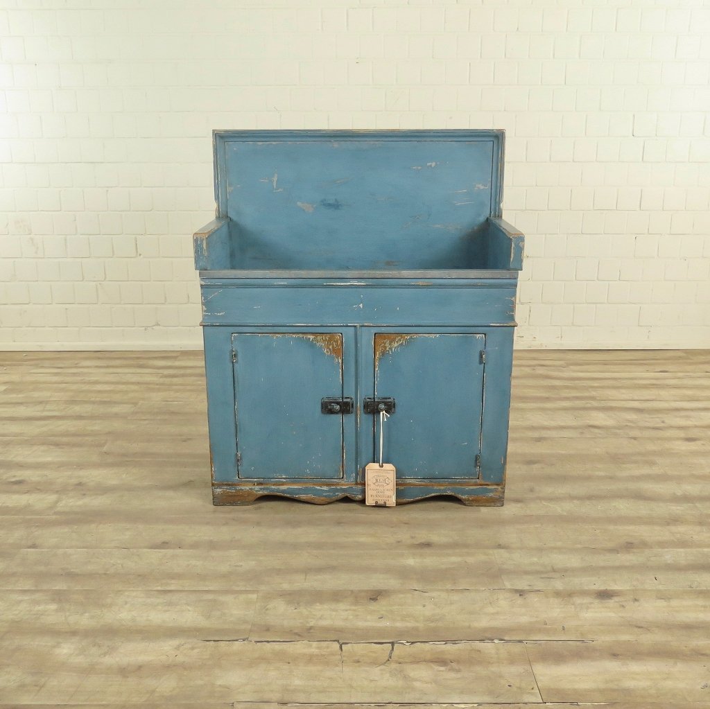 Ralph Lauren Blumenbank Schrank Blau 1,01 m