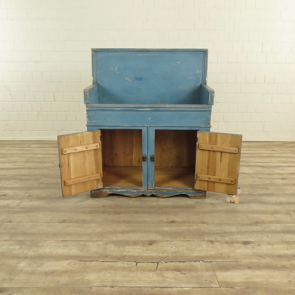 Ralph Lauren Blumenbank Schrank Blau 1,01 m