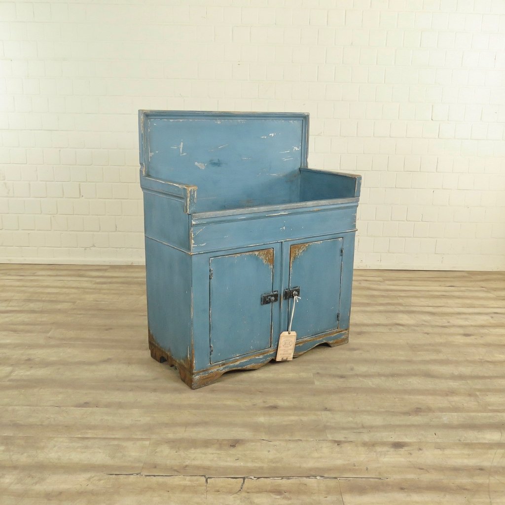Ralph Lauren Blumenbank Schrank Blau 1,01 m