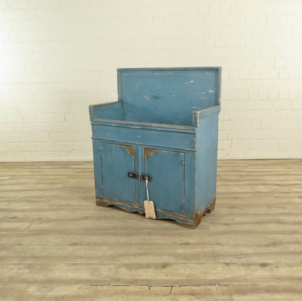 Ralph Lauren Blumenbank Schrank Blau 1,01 m