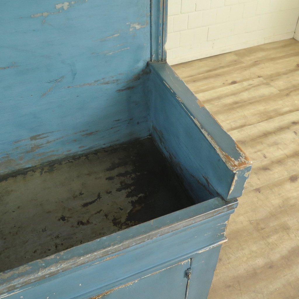 Ralph Lauren Blumenbank Schrank Blau 1,01 m