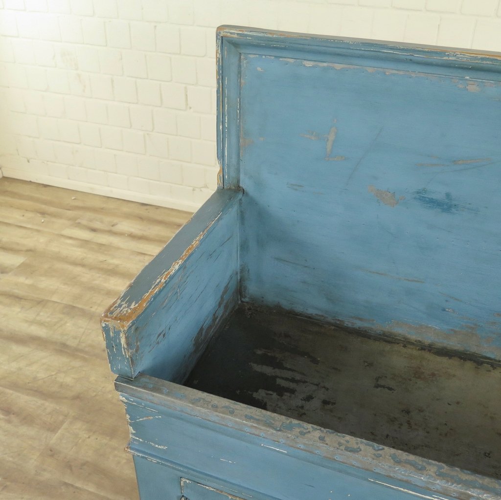 Ralph Lauren Blumenbank Schrank Blau 1,01 m