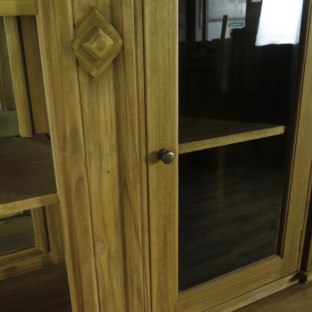Ladenregal Bella Luxus Teakholz 2,50 m