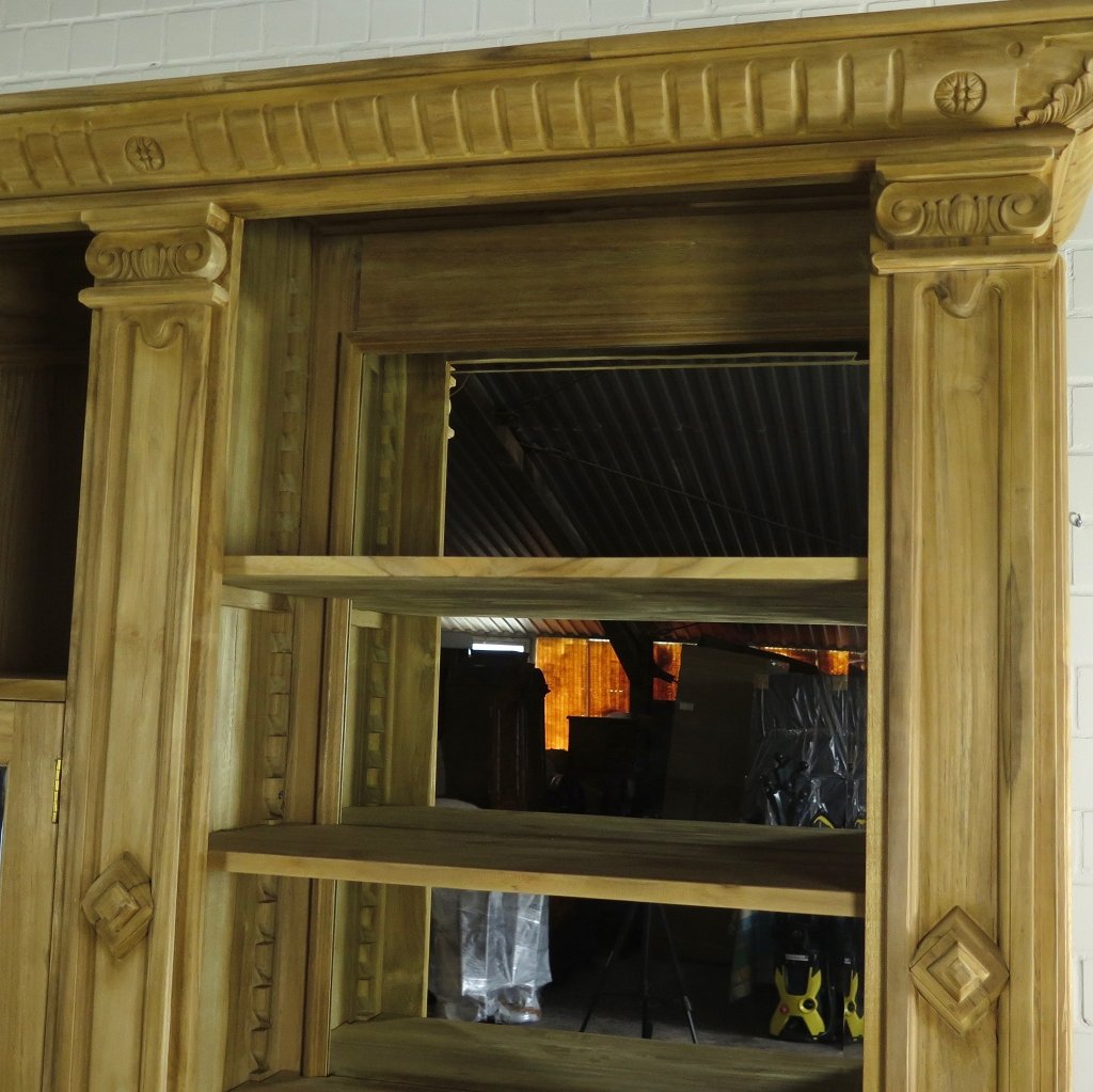 Ladenregal Bella Luxus Teakholz 2,50 m
