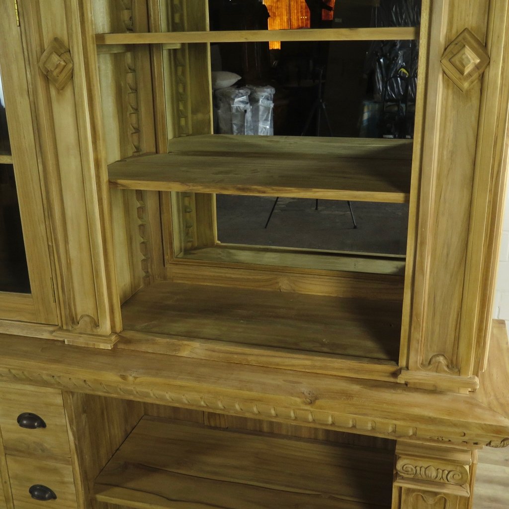 Ladenregal Bella Luxus Teakholz 2,50 m