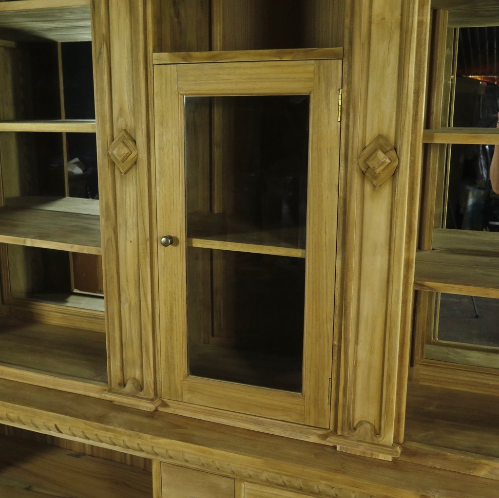 Ladenregal Bella Luxus Teakholz 2,50 m
