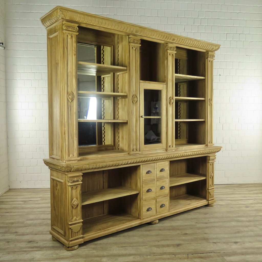 Ladenregal Bella Luxus Teakholz 2,50 m