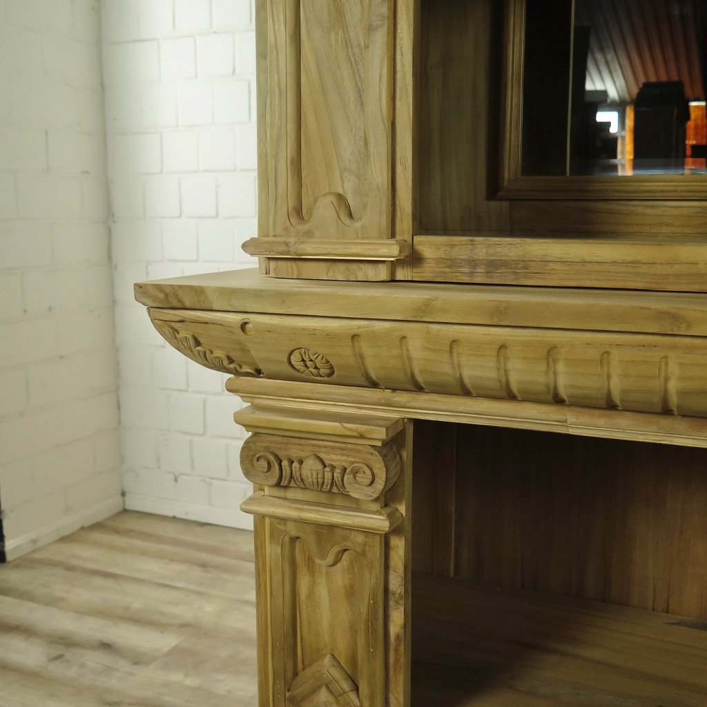 Ladenregal Bella Luxus Teakholz 2,50 m