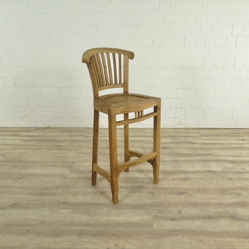 Barhocker Barstuhl Teakholz
