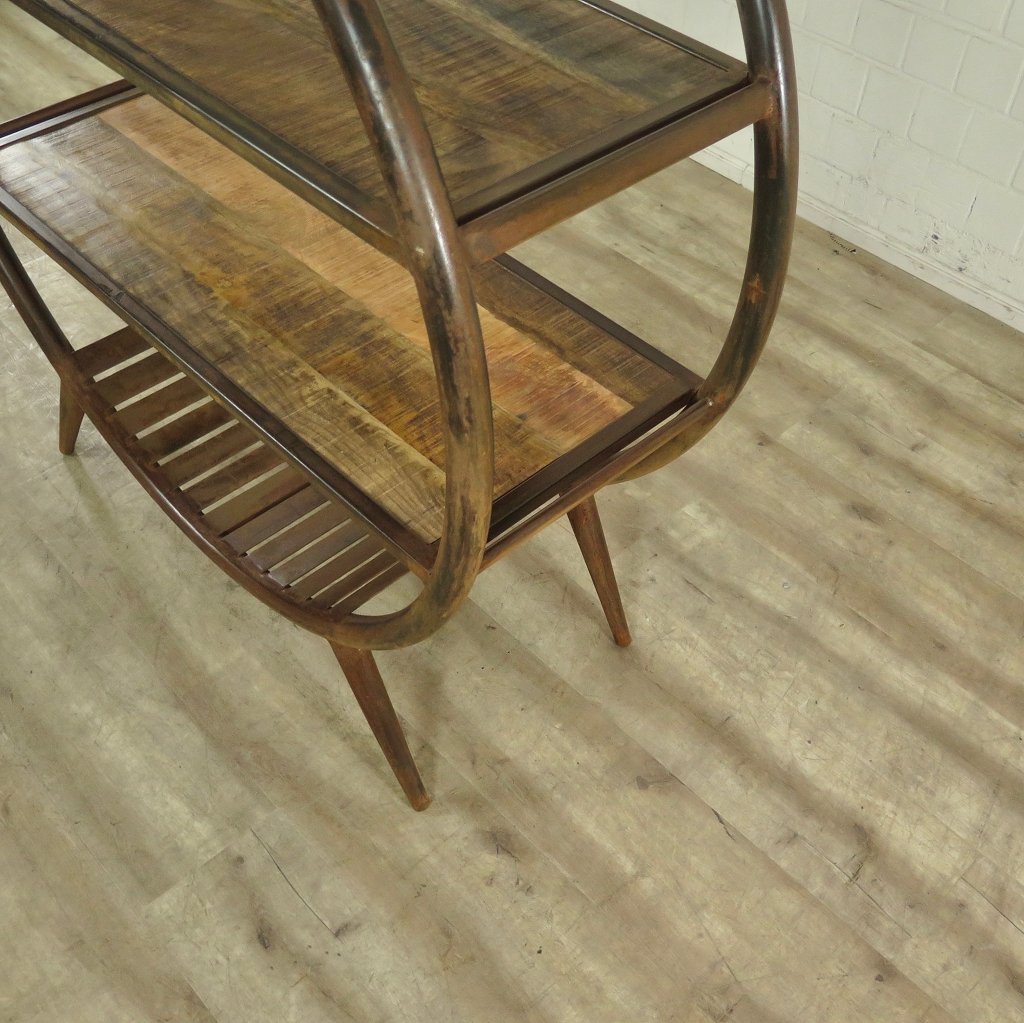 Regal Mangoholz Eisen 1,38 m