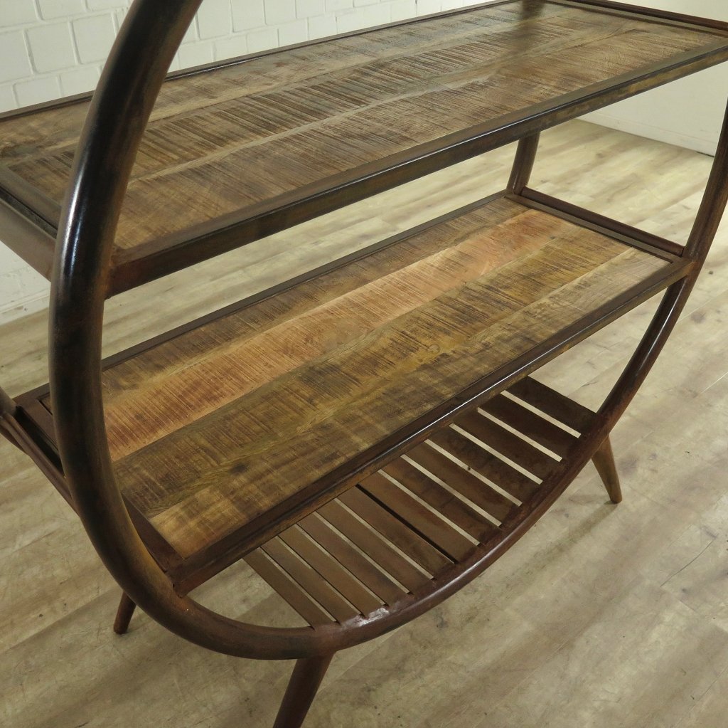 Regal Mangoholz Eisen 1,38 m